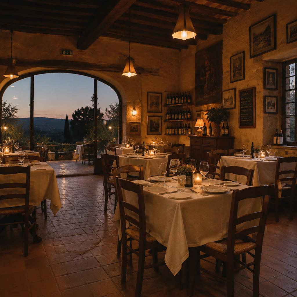 La sala del ristorante Oltreconfini